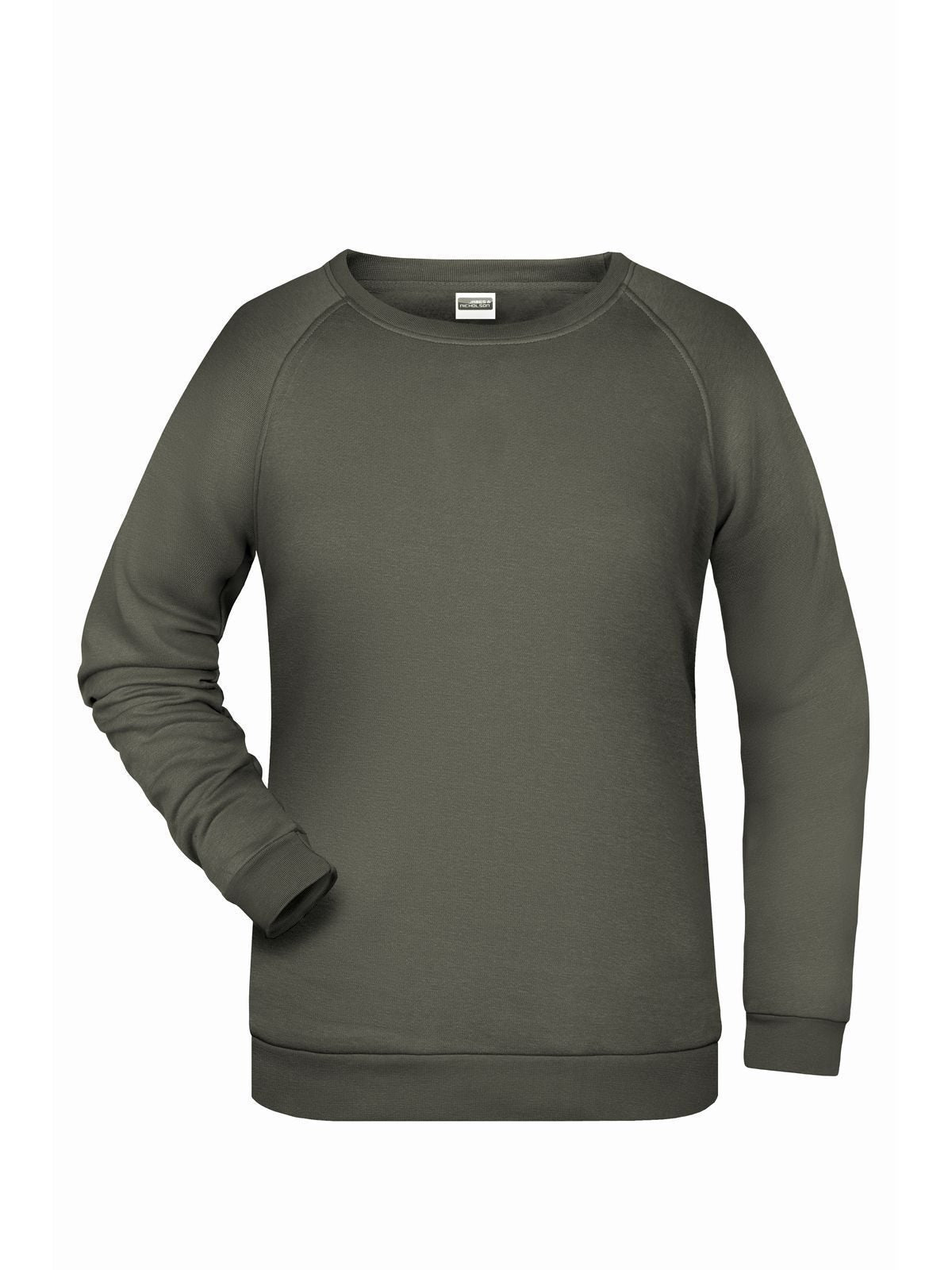 Basic Sweat Lady Damen Sweatshirt / Hoodie – Daiber – Farbe dark-grey – individuell veredelbar