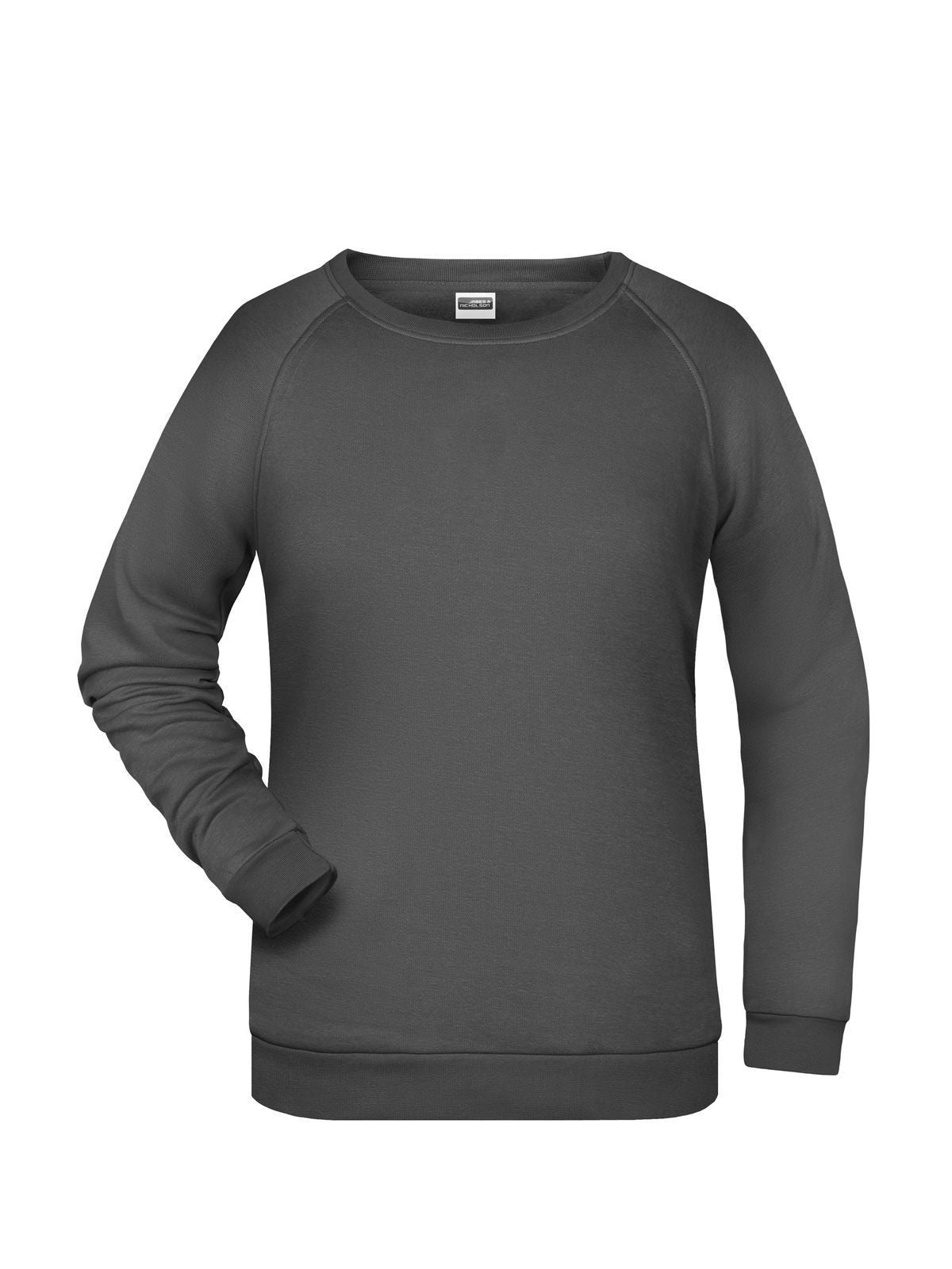 Basic Sweat Lady Damen Sweatshirt / Hoodie – Daiber – Farbe graphite – individuell veredelbar