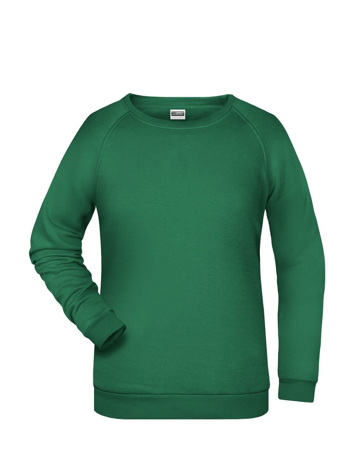 Basic Sweat Lady Damen Sweatshirt / Hoodie – Daiber – Farbe irish-green – individuell veredelbar