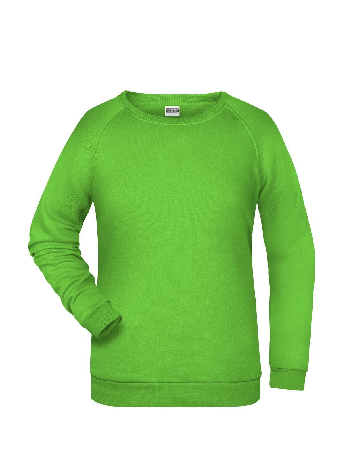 Basic Sweat Lady Damen Sweatshirt / Hoodie – Daiber – Farbe lime-green – individuell veredelbar