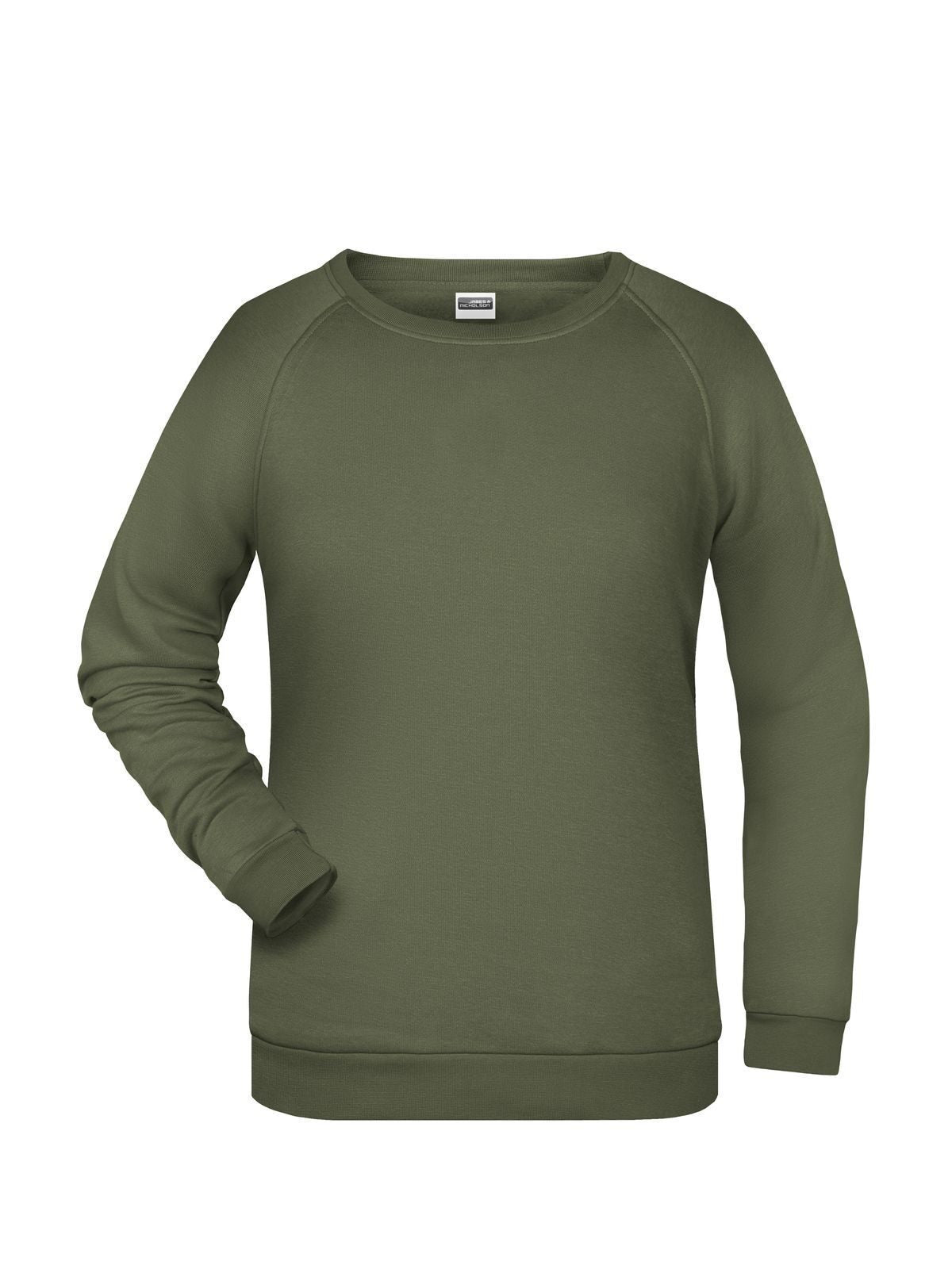 Basic Sweat Lady Damen Sweatshirt / Hoodie – Daiber – Farbe Olive – individuell veredelbar