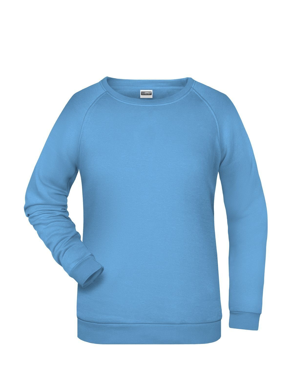 Basic Sweat Lady Damen Sweatshirt / Hoodie – Daiber – Farbe sky-blue – individuell veredelbar