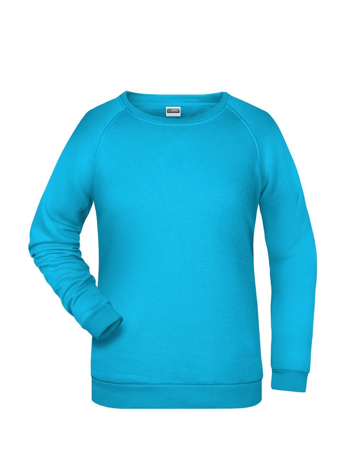Basic Sweat Lady Damen Sweatshirt / Hoodie – Daiber – Farbe Türkis – individuell veredelbar