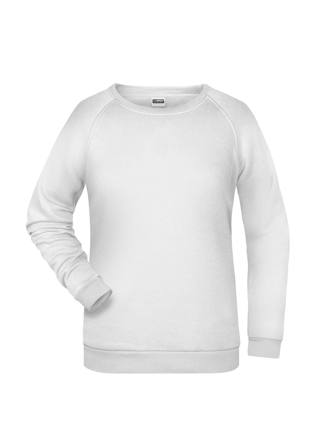 Basic Sweat Lady Damen Sweatshirt / Hoodie – Daiber – Farbe Weiß – individuell veredelbar