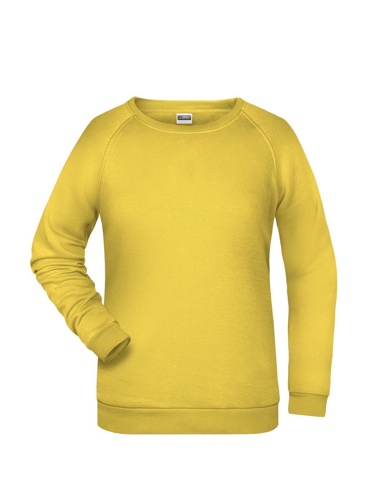 Basic Sweat Lady Damen Sweatshirt / Hoodie – Daiber – Farbe Gelb – individuell veredelbar