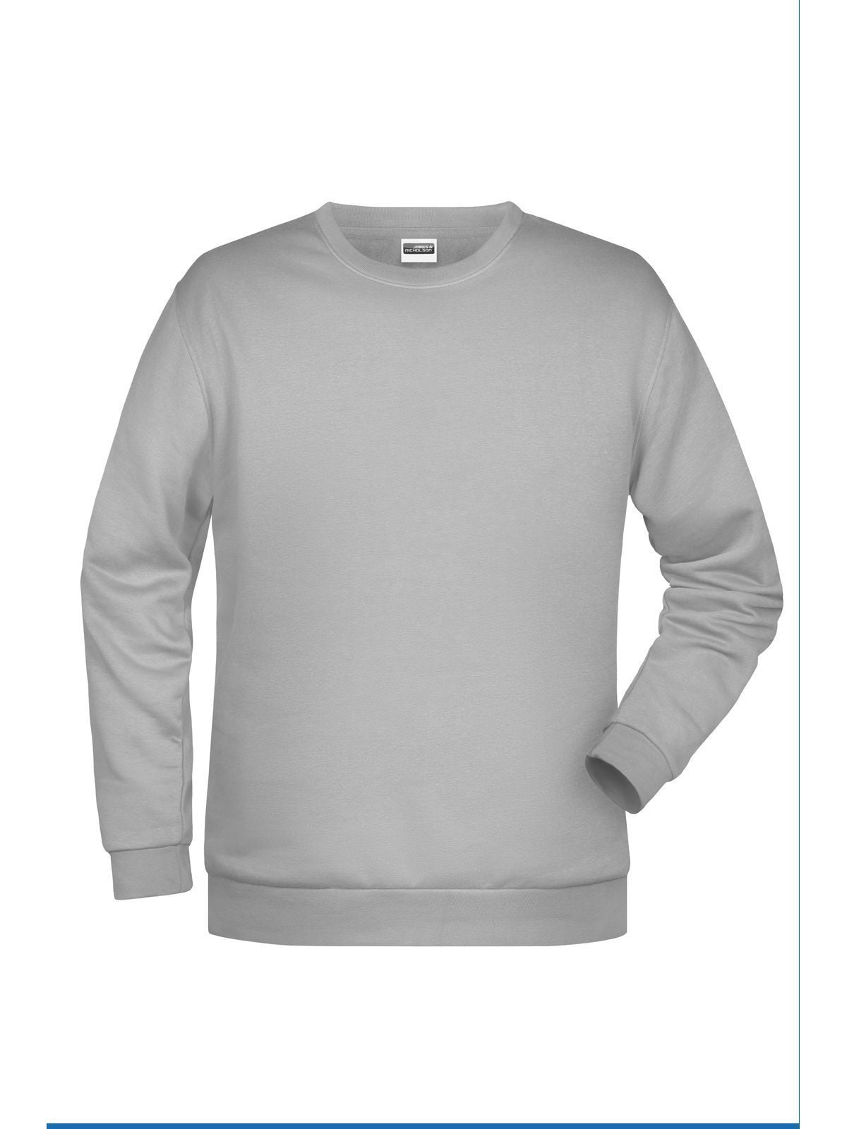 Basic Sweat Man Herren Sweatshirt / Hoodie – Daiber – Farbe ash – individuell veredelbar