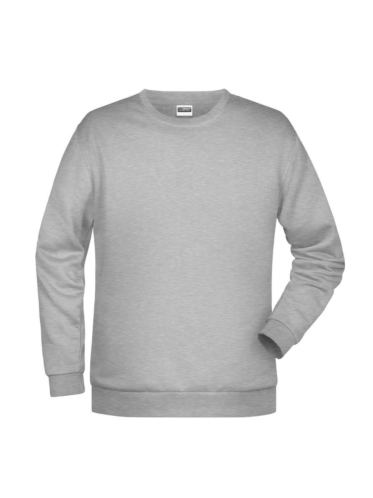 Basic Sweat Man Herren Sweatshirt / Hoodie – Daiber – Farbe grey-heather – individuell veredelbar