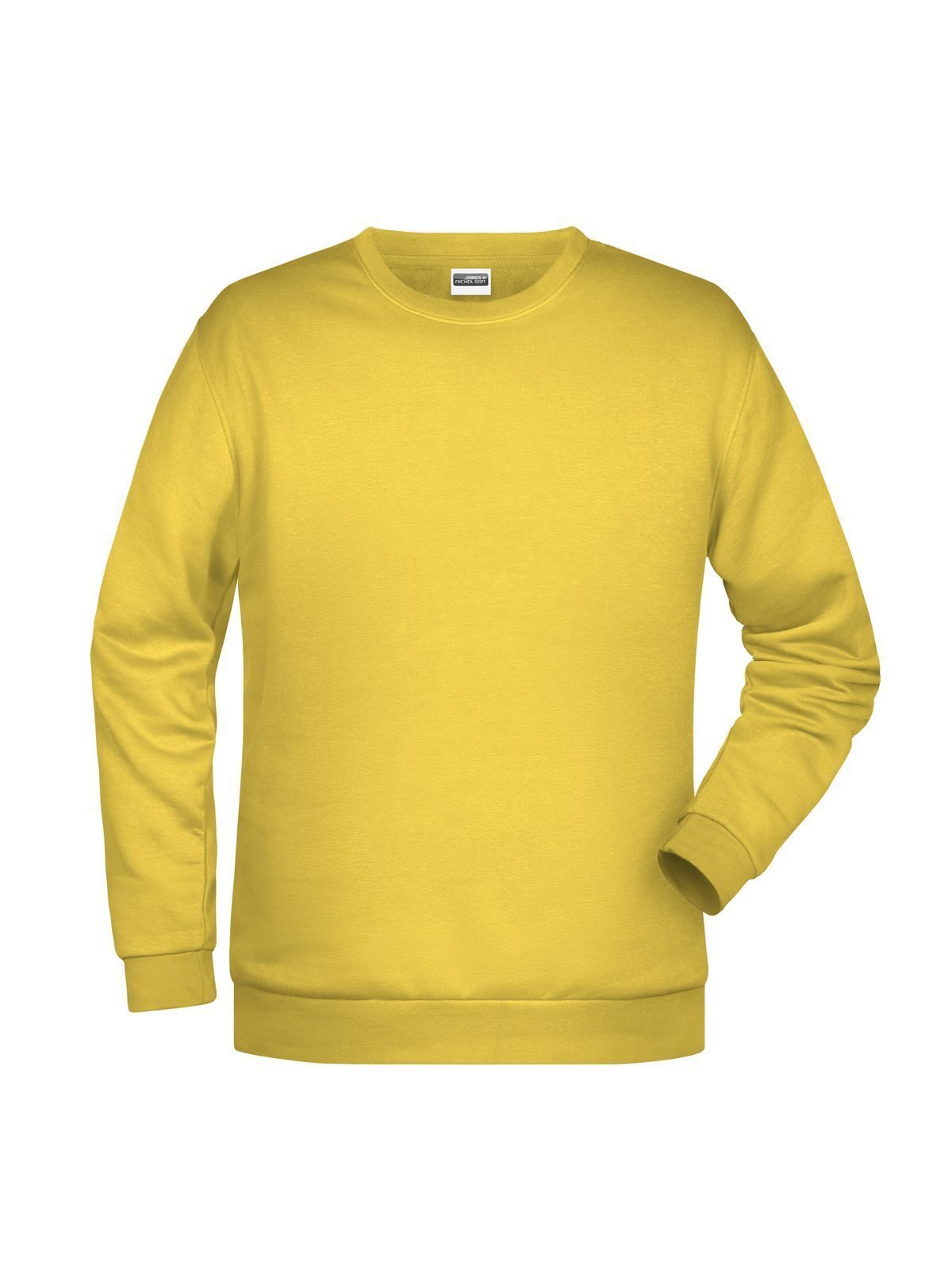 Basic Sweat Man Herren Sweatshirt / Hoodie – Daiber – Farbe Gelb – individuell veredelbar