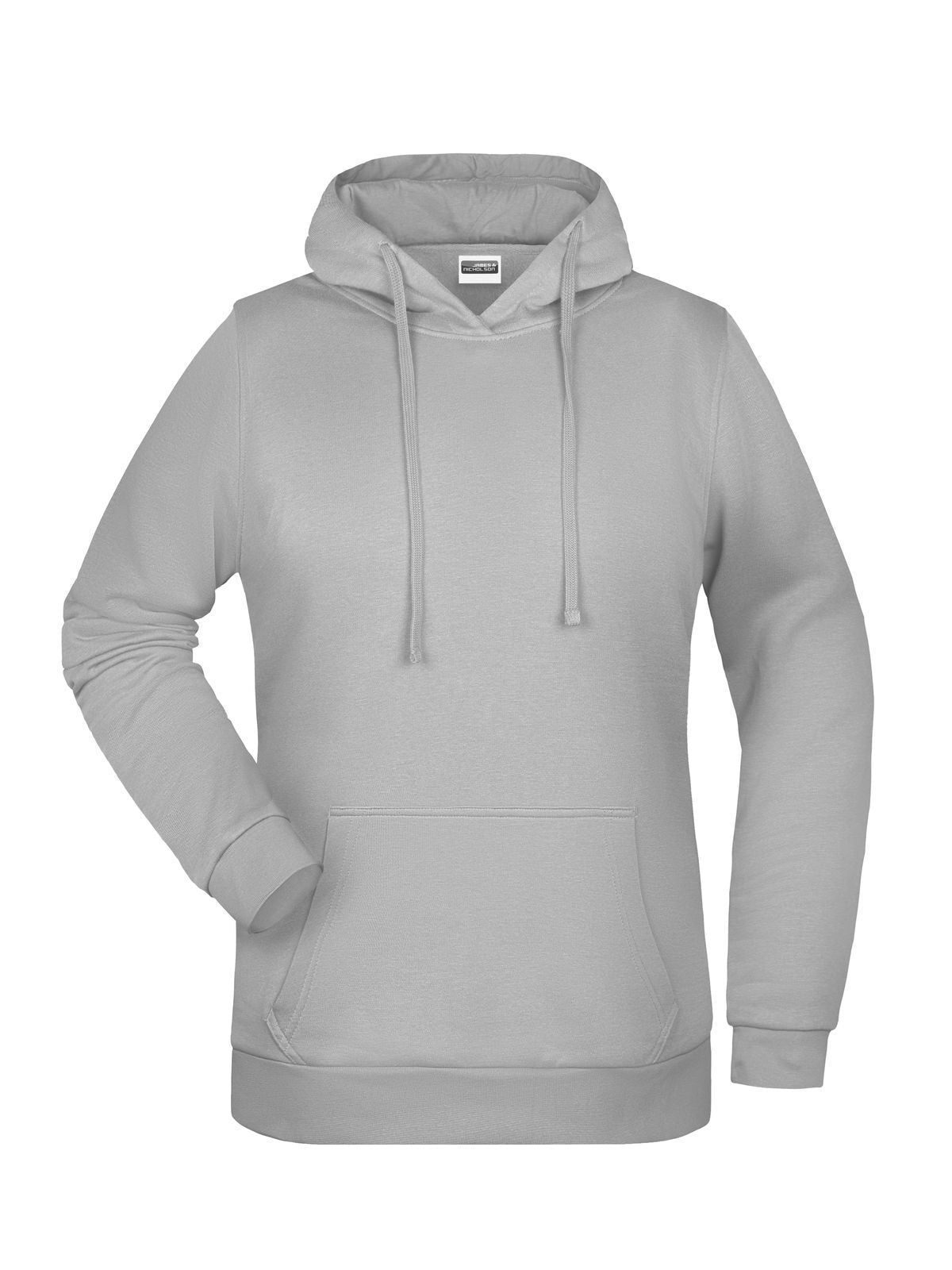 Basic Hoody Lady Damen Sweatshirt / Hoodie – Daiber – Farbe ash – individuell veredelbar