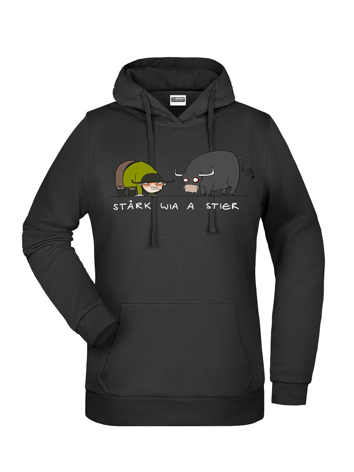 Jochen Gasser Unisex Hoodie – HOFER Strong as a Bull