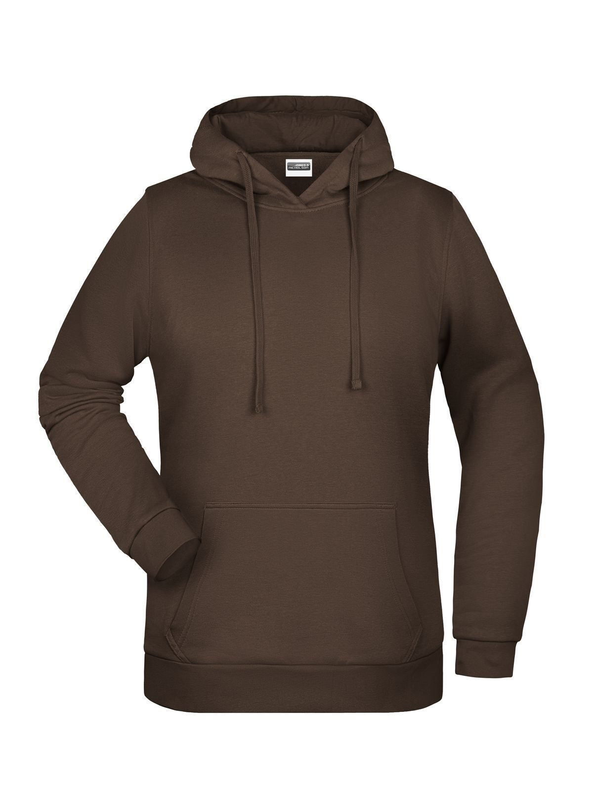 Basic Hoody Lady Damen Sweatshirt / Hoodie – Daiber – Farbe Braun – individuell veredelbar