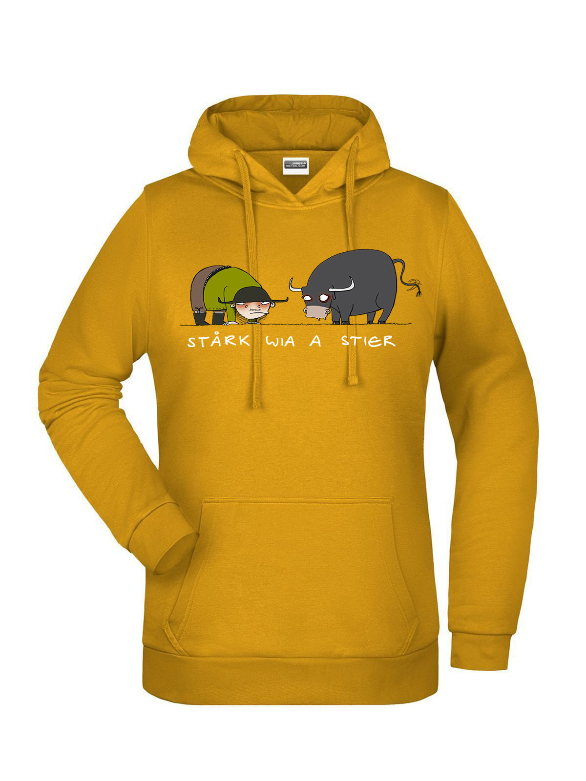 Jochen Gasser Unisex Hoodie – HOFER Strong as a Bull