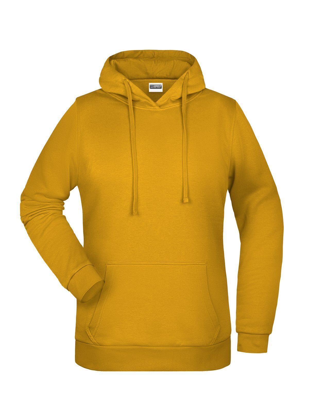 Basic Hoody Lady Damen Sweatshirt / Hoodie – Daiber – Farbe gold-yellow – individuell veredelbar