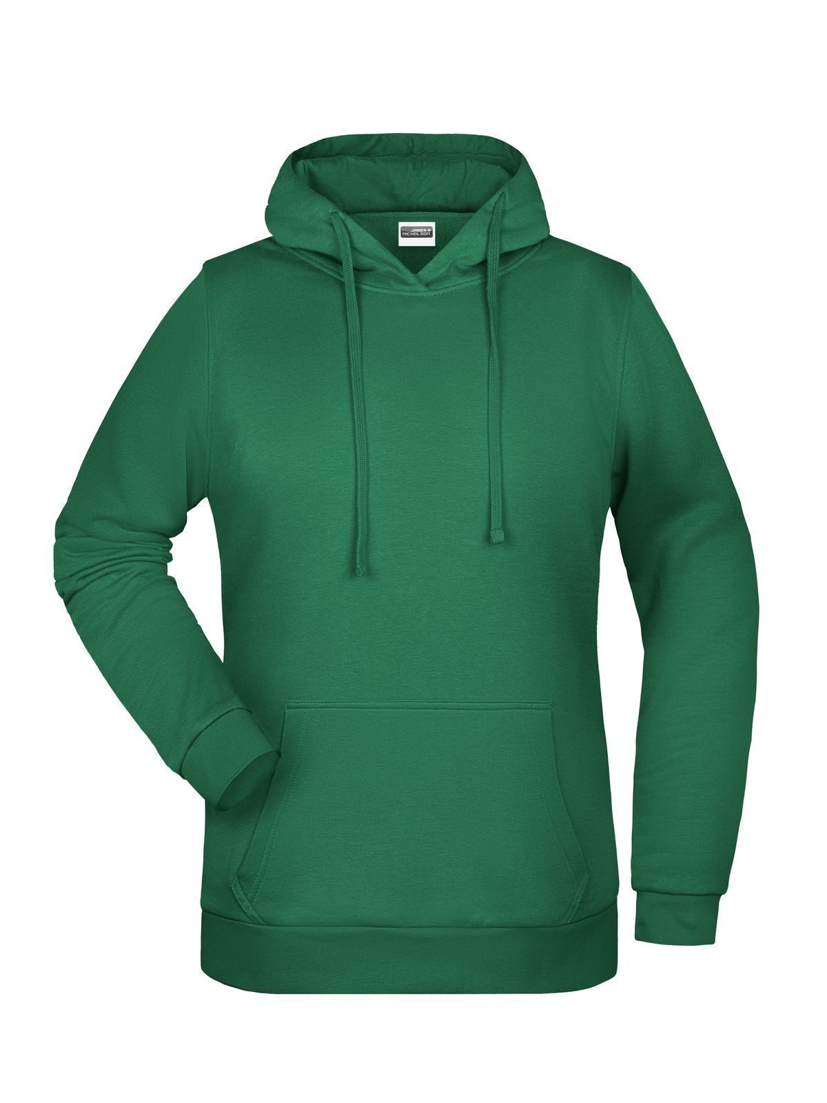 Basic Hoody Lady Damen Sweatshirt / Hoodie – Daiber – Farbe irish-green – individuell veredelbar