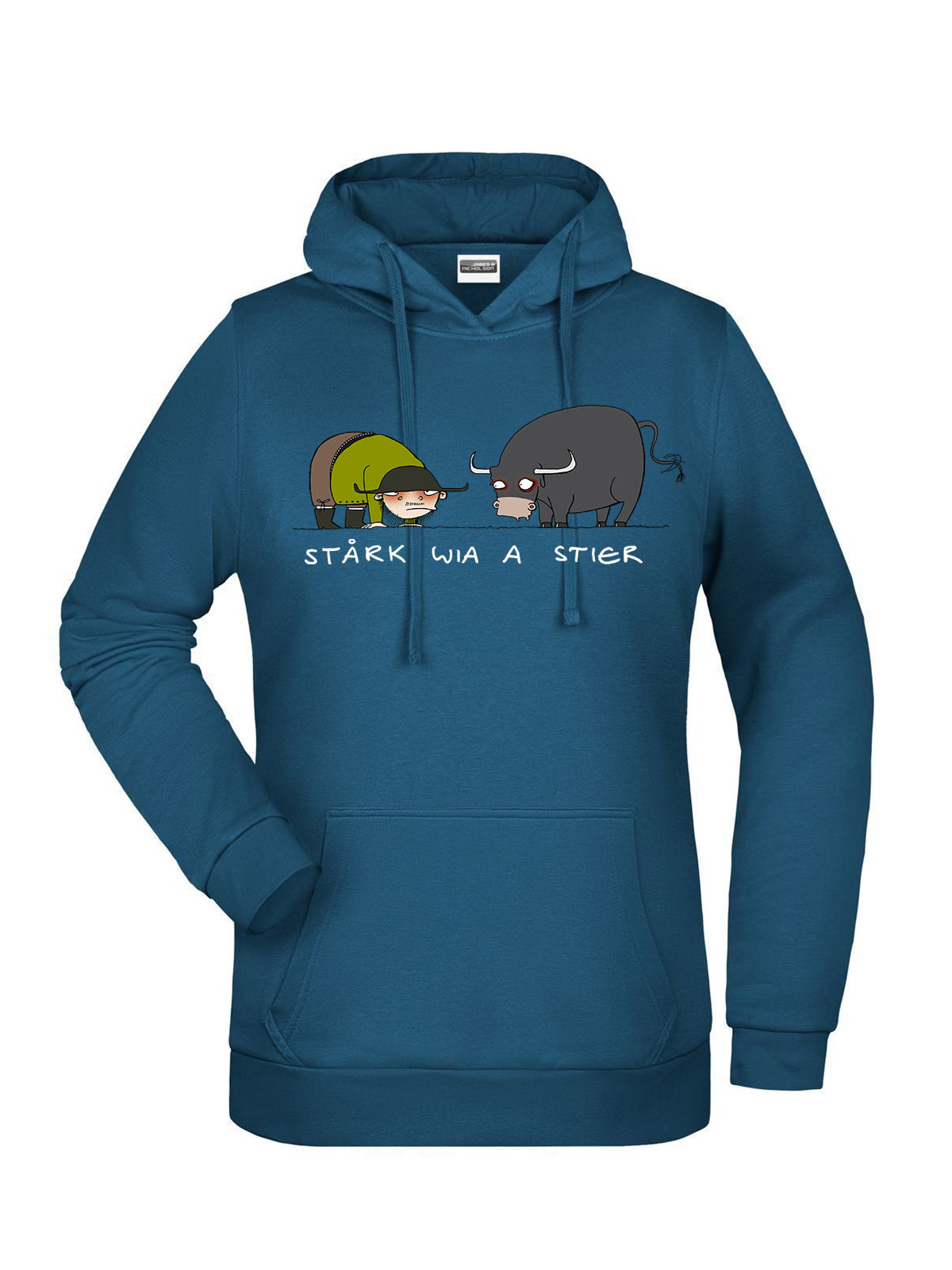 Jochen Gasser Unisex Hoodie – HOFER Strong as a Bull