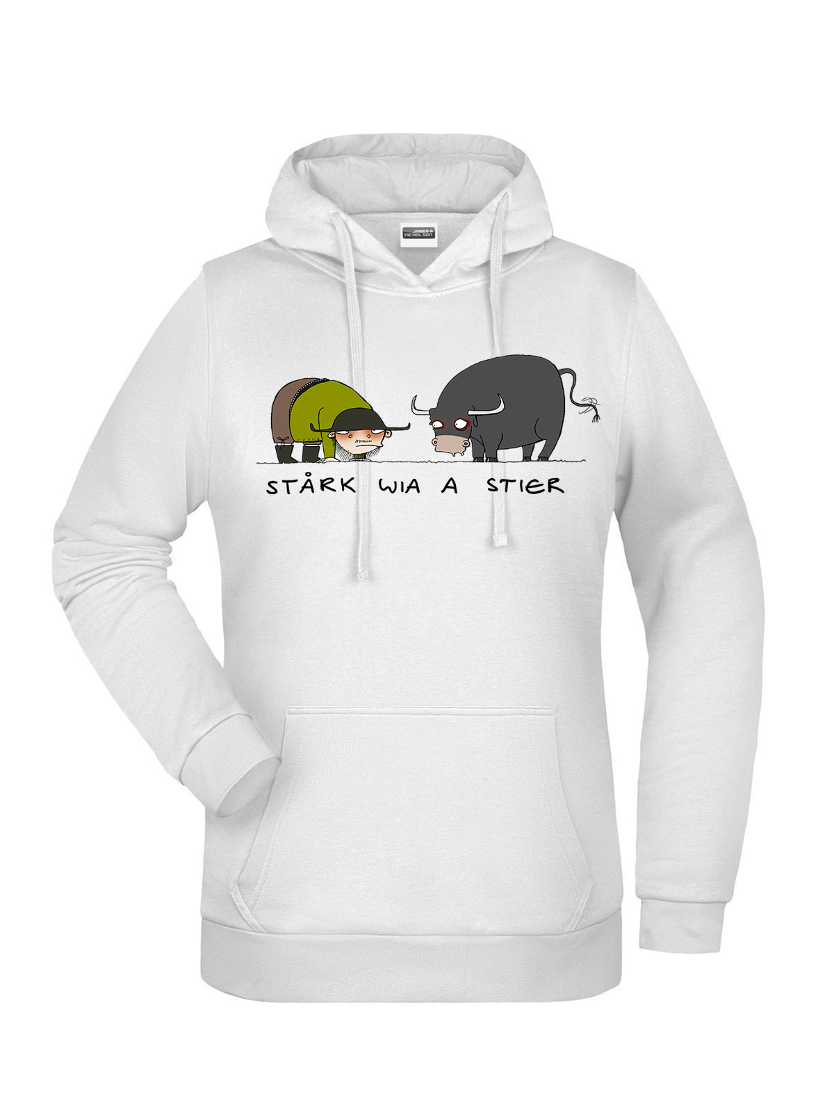Jochen Gasser Unisex Hoodie – HOFER Strong as a Bull