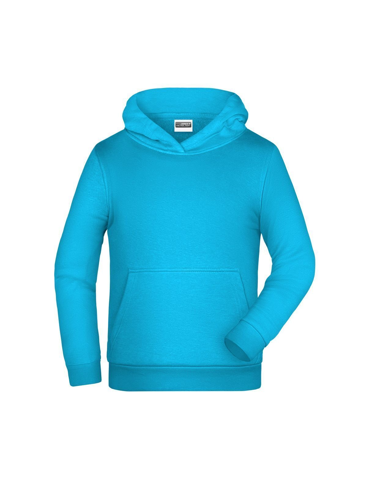 Basic-Hoody Children Kinder Sweatshirt / Hoodie – Daiber – Farbe Türkis – individuell veredelbar