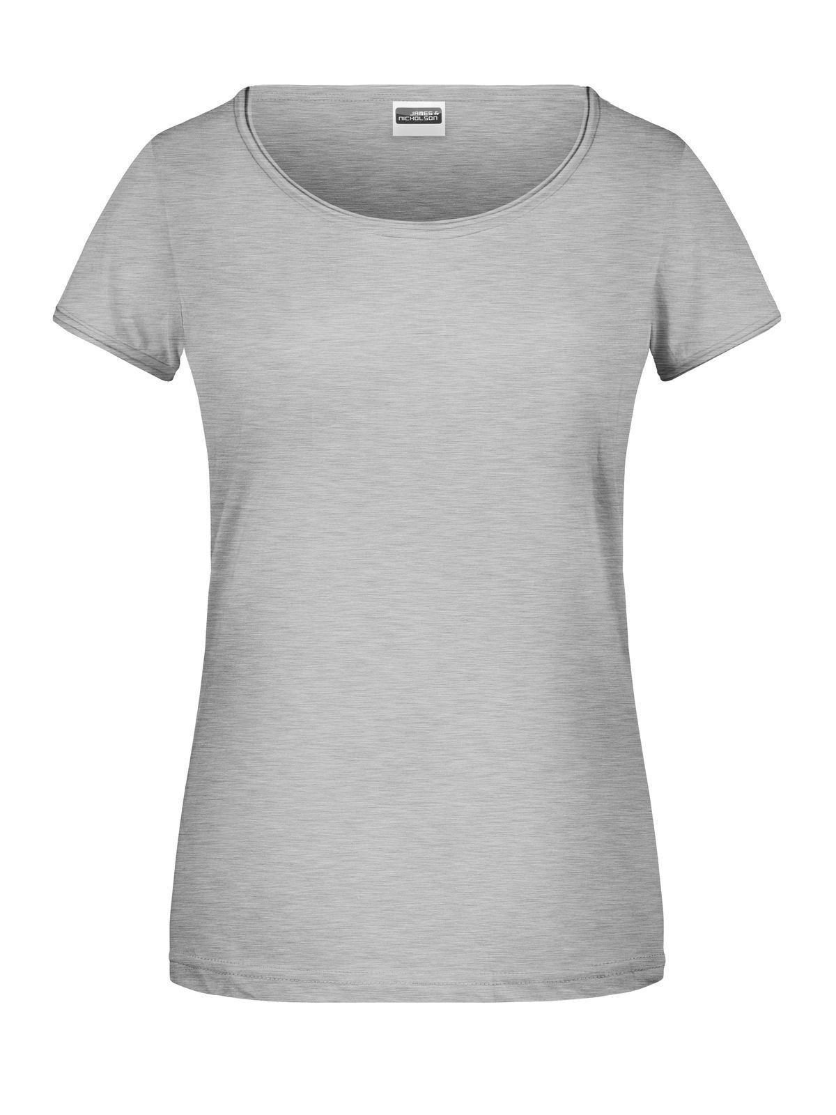 Ladies'-T Damen T-Shirt – Daiber – Farbe grey-heather – individuell veredelbar