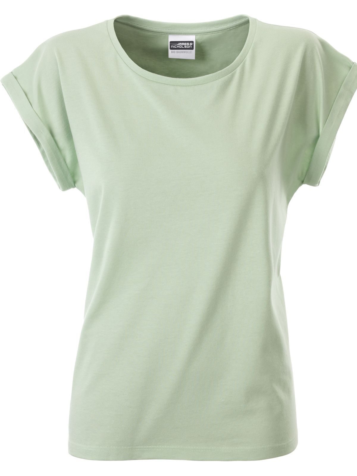 Ladies' Casual-T Damen T-Shirt – Daiber – Farbe soft green – individuell veredelbar