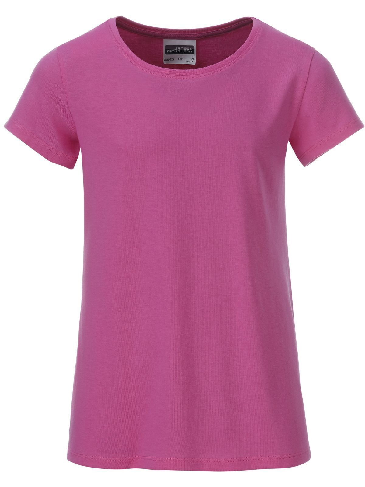 Girls' Basic-T Herren T-Shirt – Daiber – Farbe Pink – individuell veredelbar