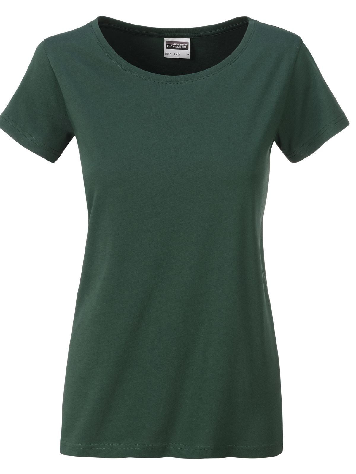 Ladies' Basic-T Damen T-Shirt – Daiber – Farbe dark-green – individuell veredelbar