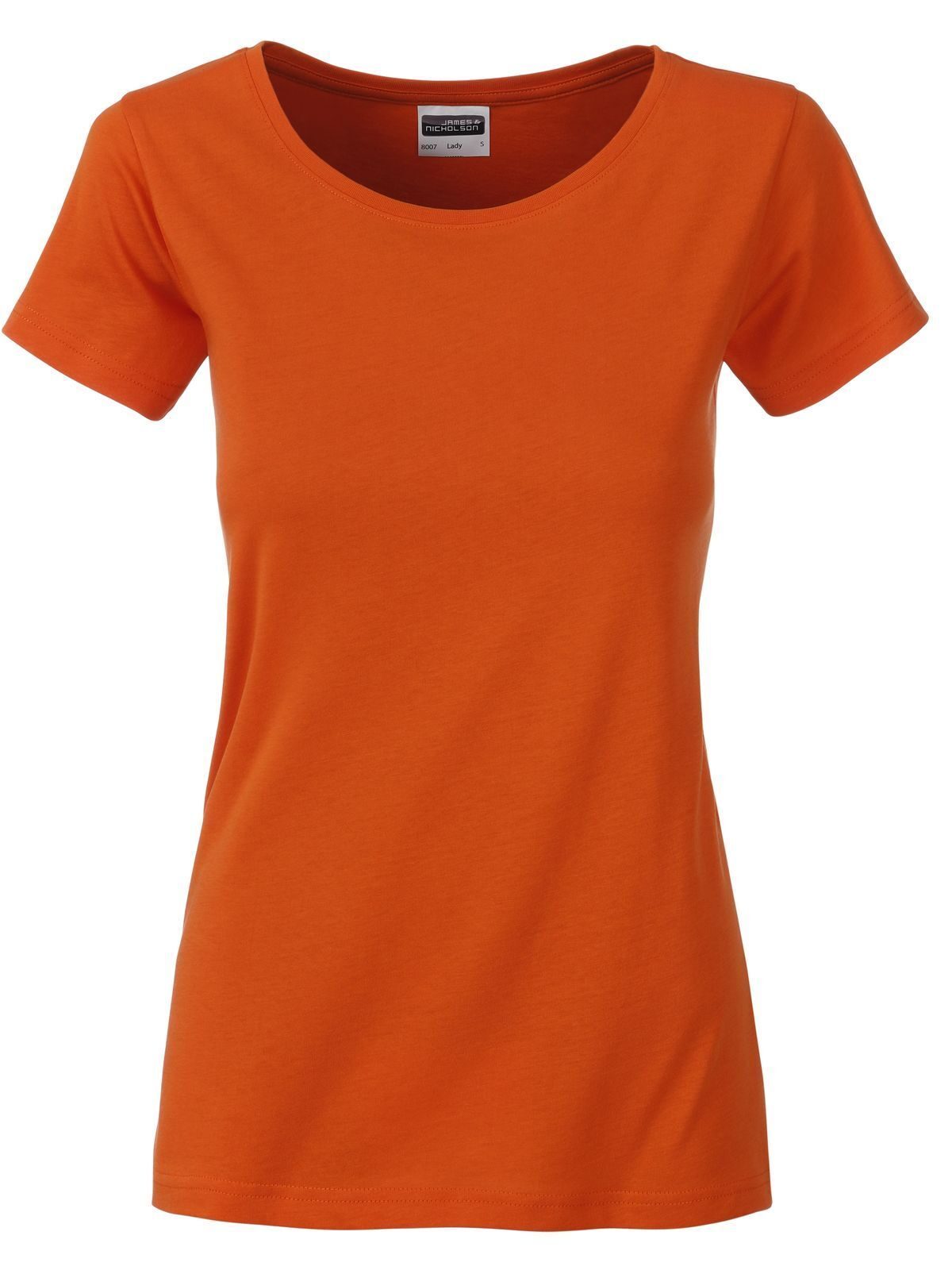 Ladies' Basic-T Damen T-Shirt – Daiber – Farbe dark-orange – individuell veredelbar