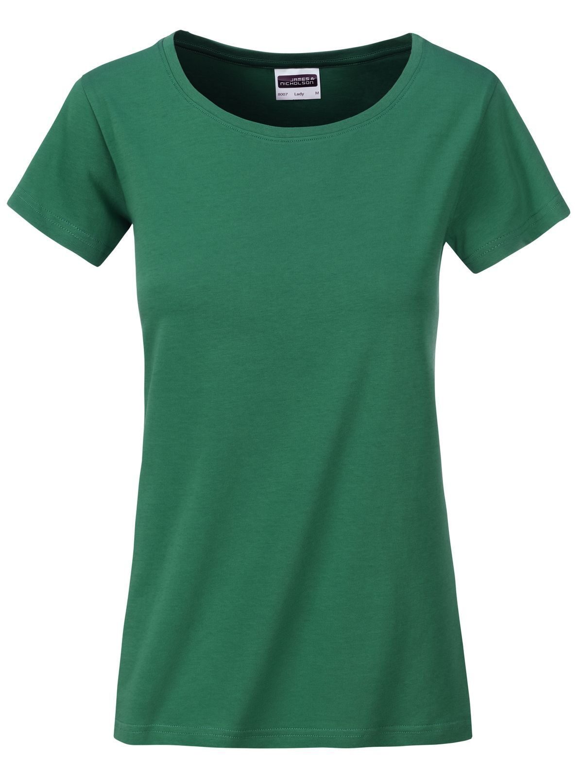 Ladies' Basic-T Damen T-Shirt – Daiber – Farbe irish-green – individuell veredelbar