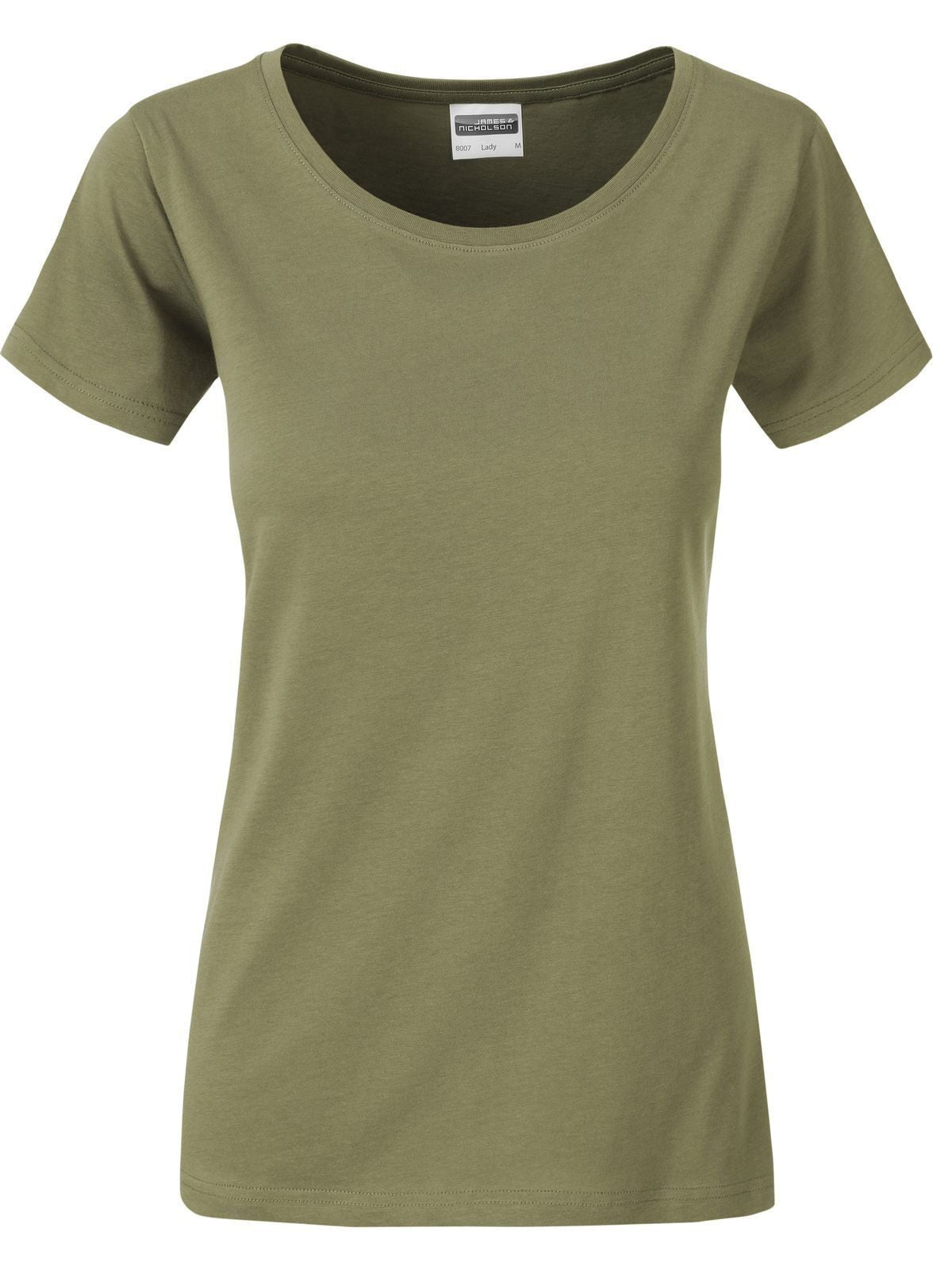 Ladies' Basic-T Damen T-Shirt – Daiber – Farbe Khaki – individuell veredelbar