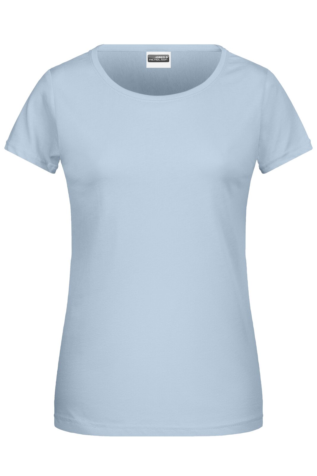 Ladies' Basic-T Damen T-Shirt – Daiber – Farbe light-blue – individuell veredelbar