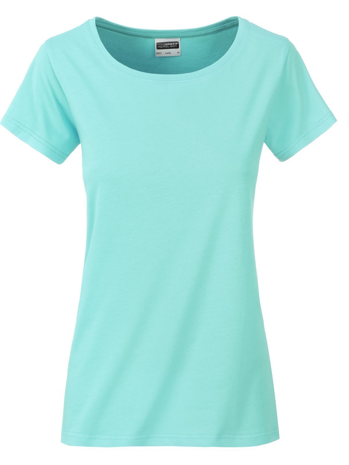 Ladies' Basic-T Damen T-Shirt – Daiber – Farbe Mint – individuell veredelbar
