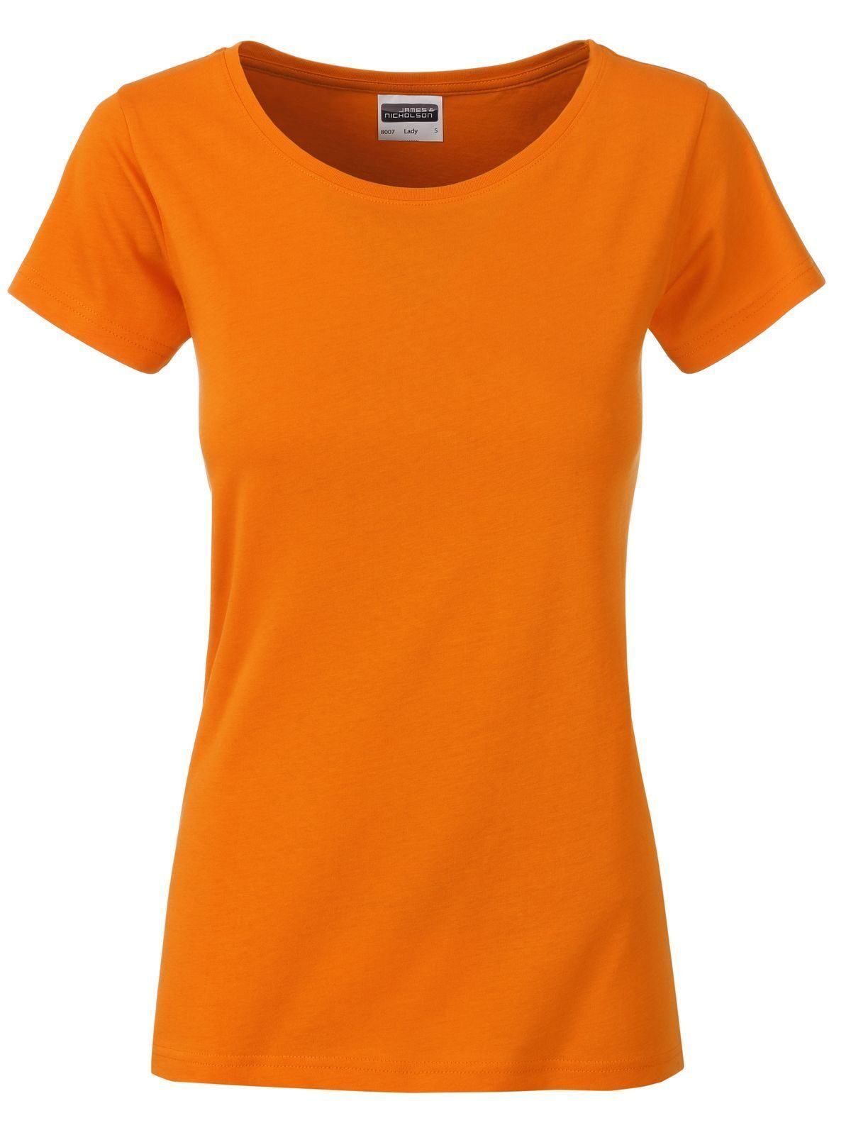 Ladies' Basic-T Damen T-Shirt – Daiber – Farbe Orange – individuell veredelbar