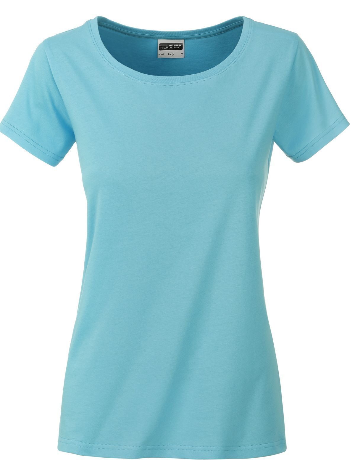 Ladies' Basic-T Damen T-Shirt – Daiber – Farbe pacific – individuell veredelbar