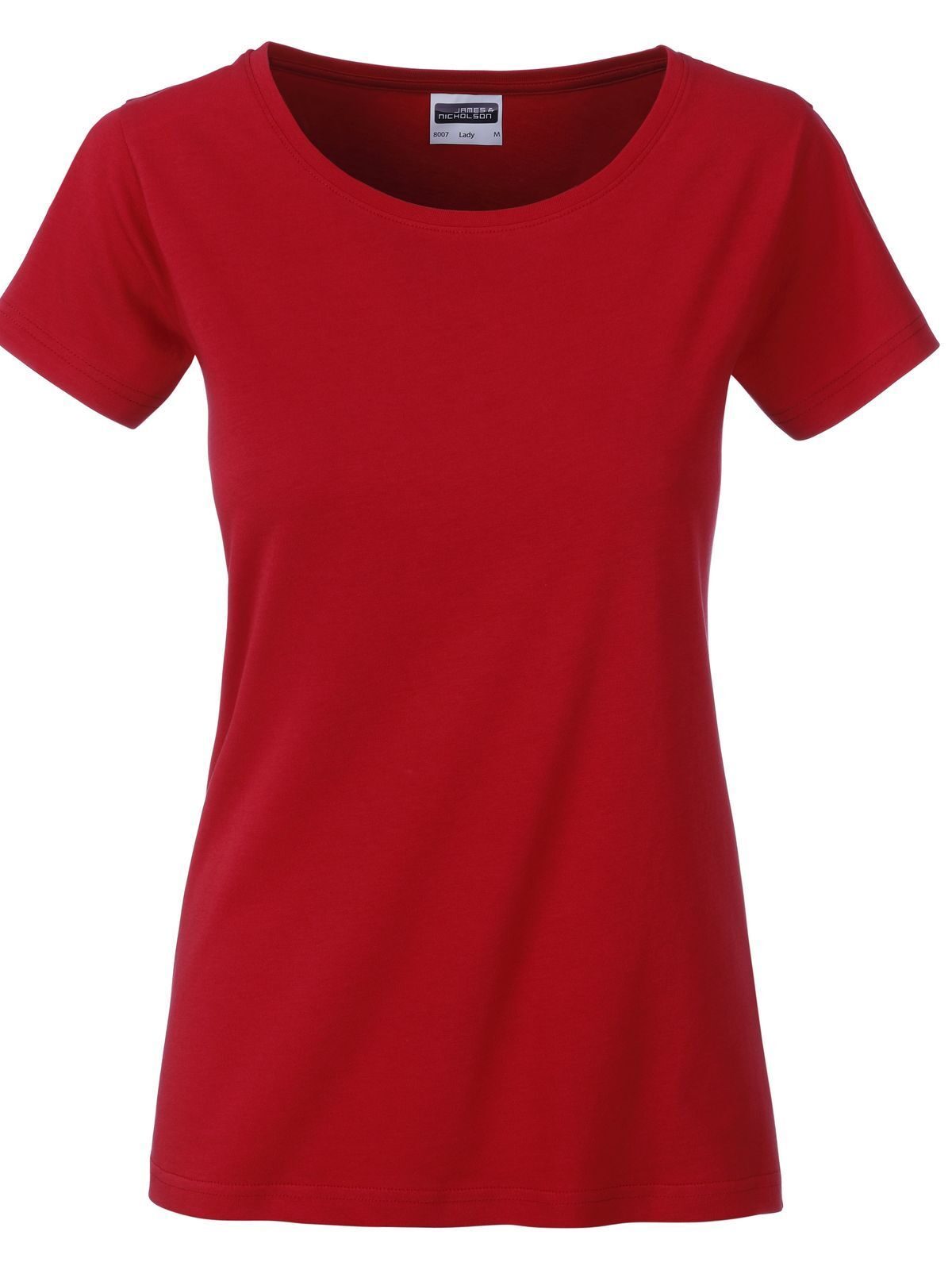 Ladies' Basic-T Damen T-Shirt – Daiber – Farbe Rot – individuell veredelbar
