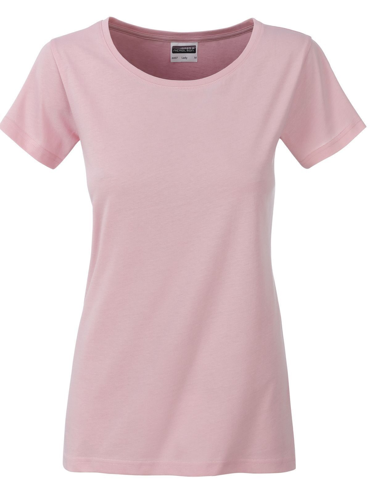 Ladies' Basic-T Damen T-Shirt – Daiber – Farbe soft pink – individuell veredelbar