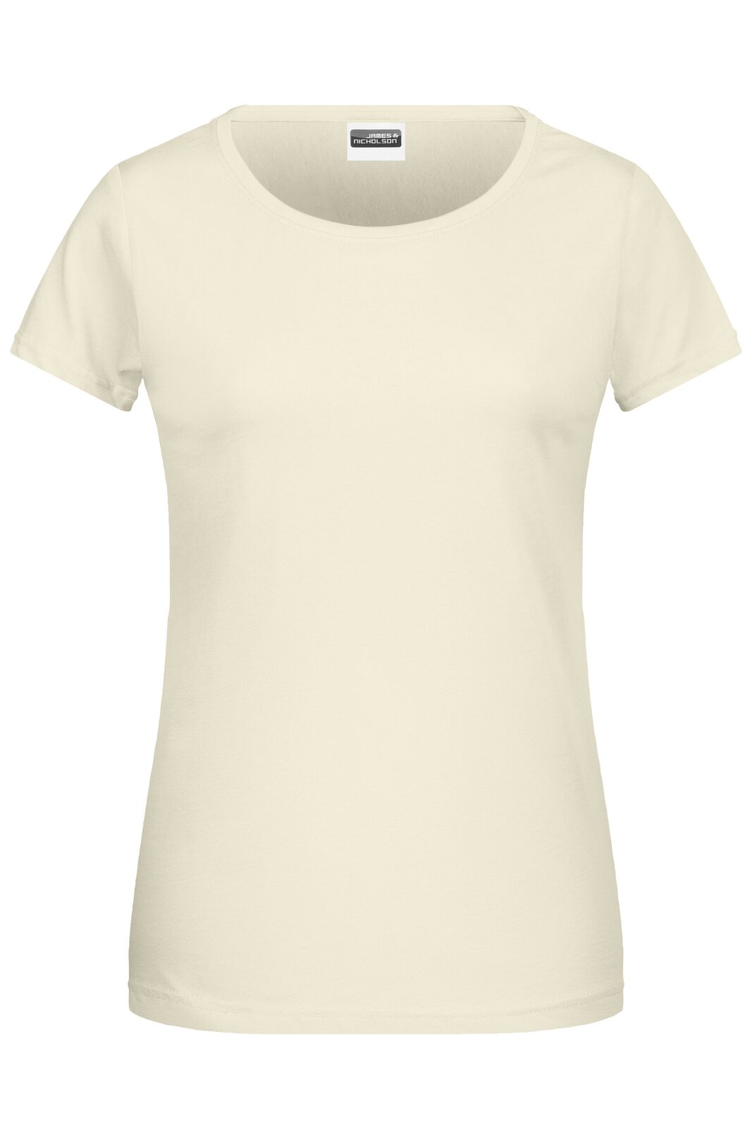 Ladies' Basic-T Damen T-Shirt – Daiber – Farbe vanilla – individuell veredelbar