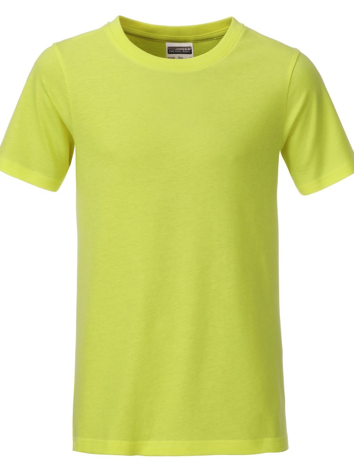 Boys' Basic-T T-Shirt – Daiber – Farbe acid-yellow – individuell veredelbar