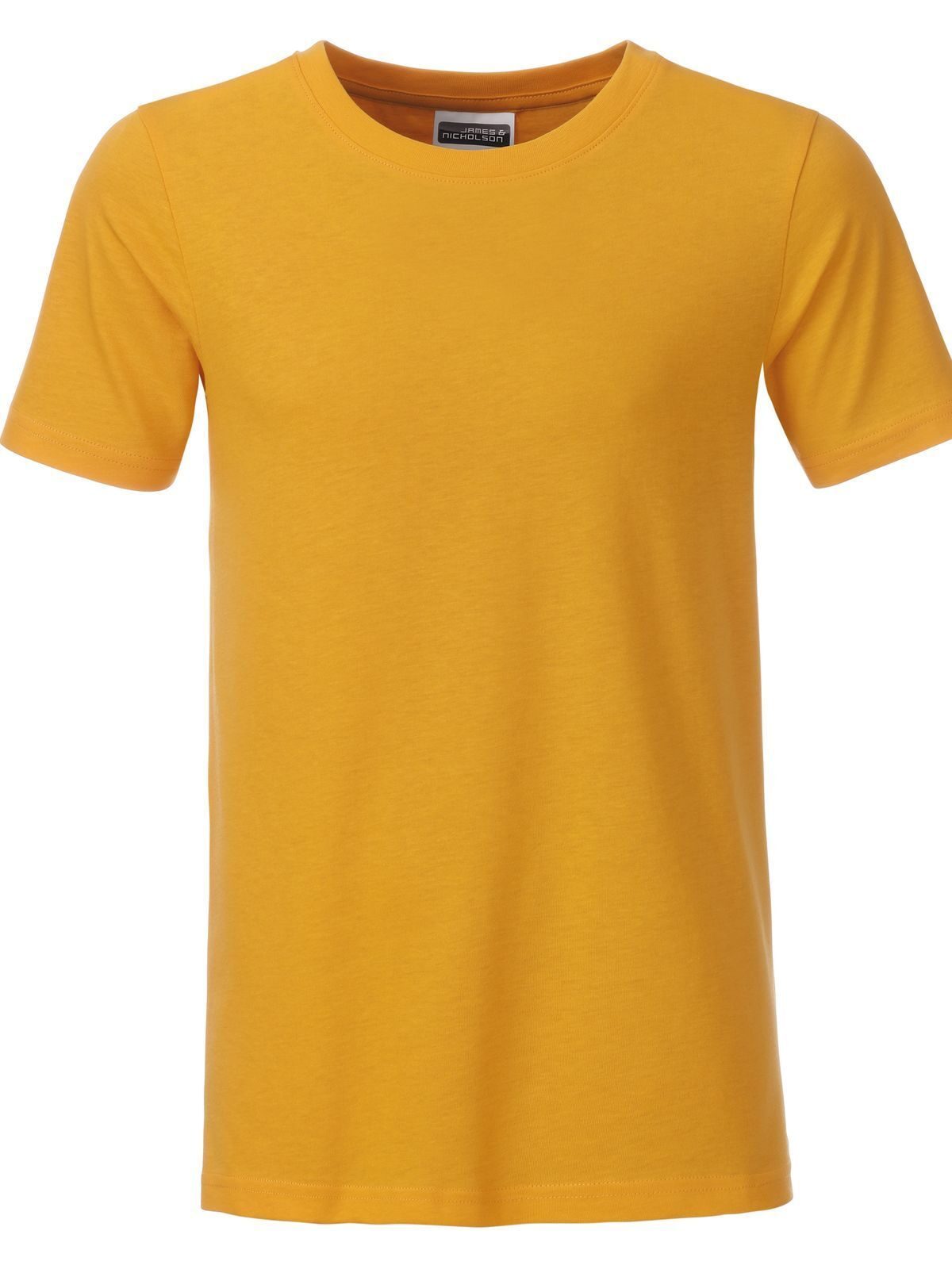 Boys' Basic-T T-Shirt – Daiber – Farbe gold-yellow – individuell veredelbar