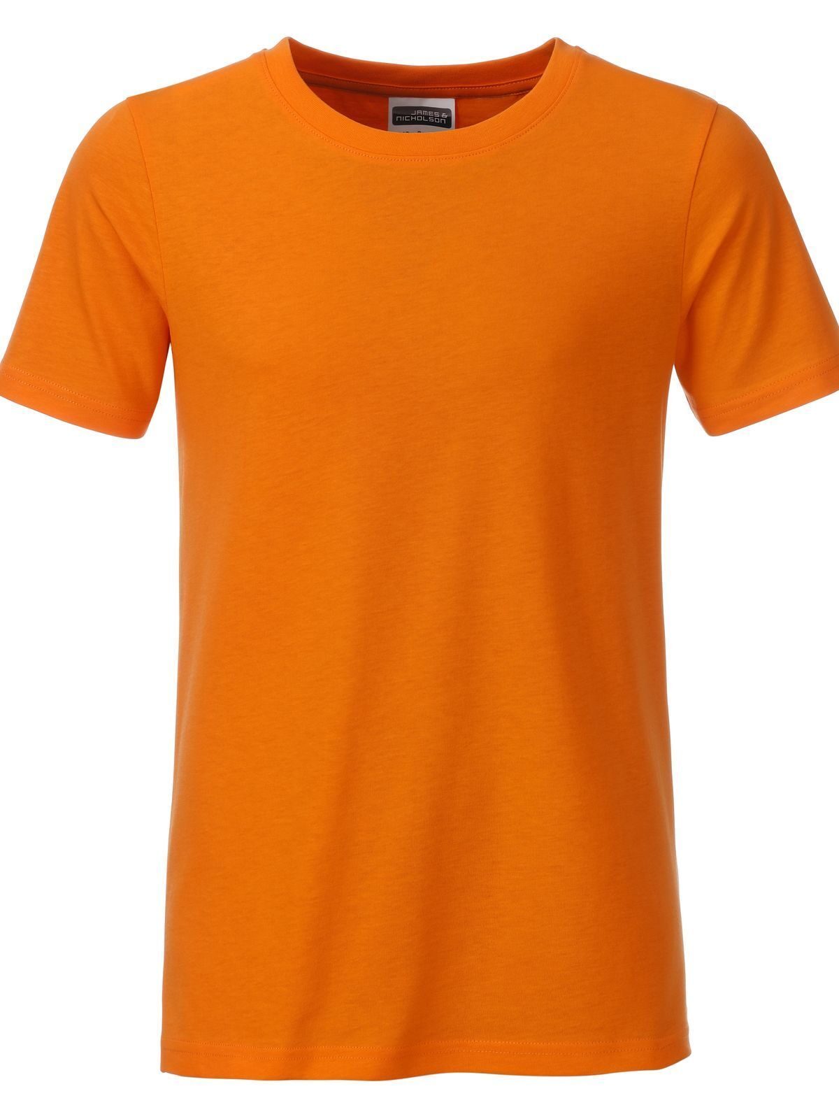 Boys' Basic-T T-Shirt – Daiber – Farbe Orange – individuell veredelbar
