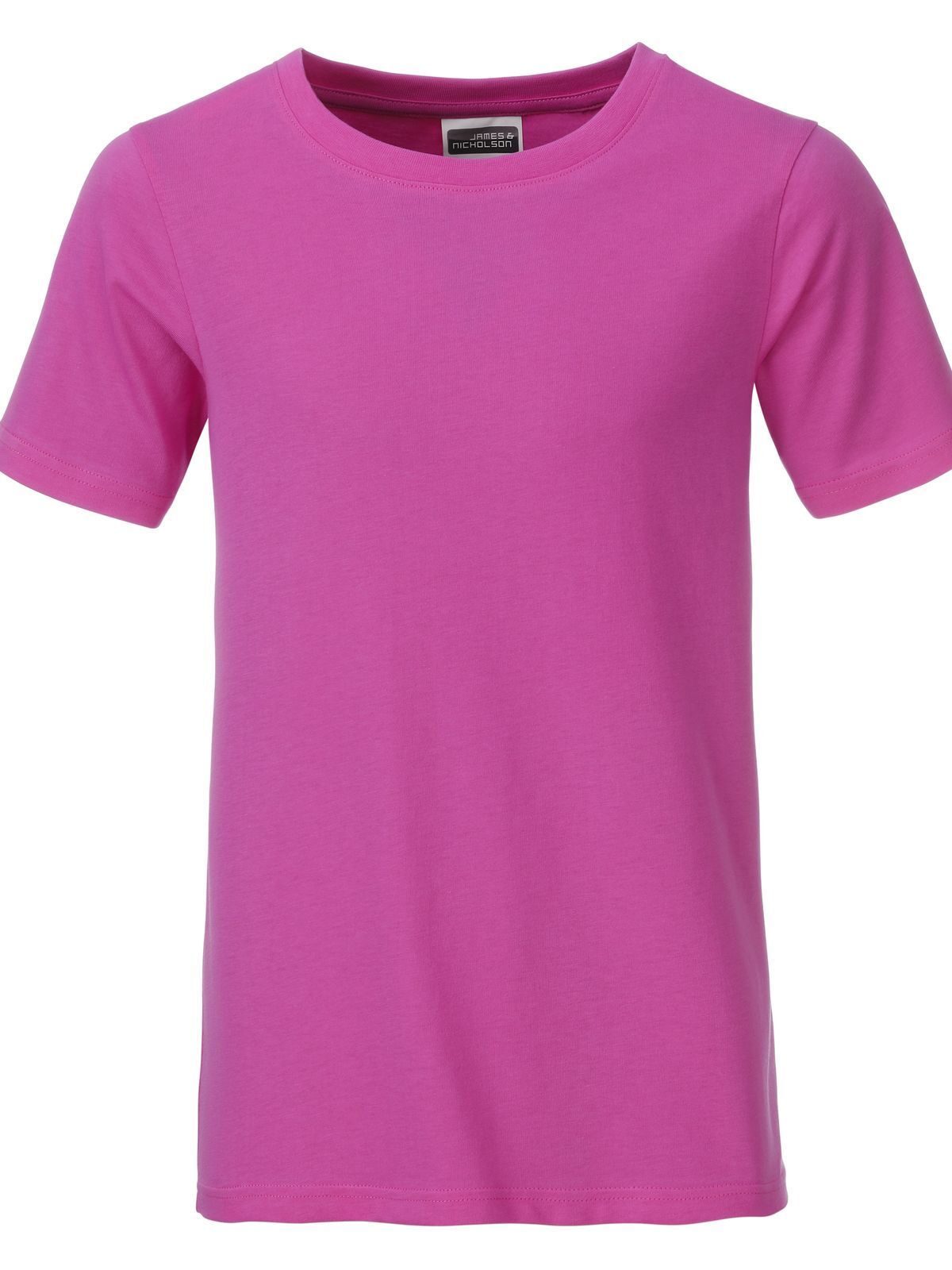 Boys' Basic-T T-Shirt – Daiber – Farbe Pink – individuell veredelbar
