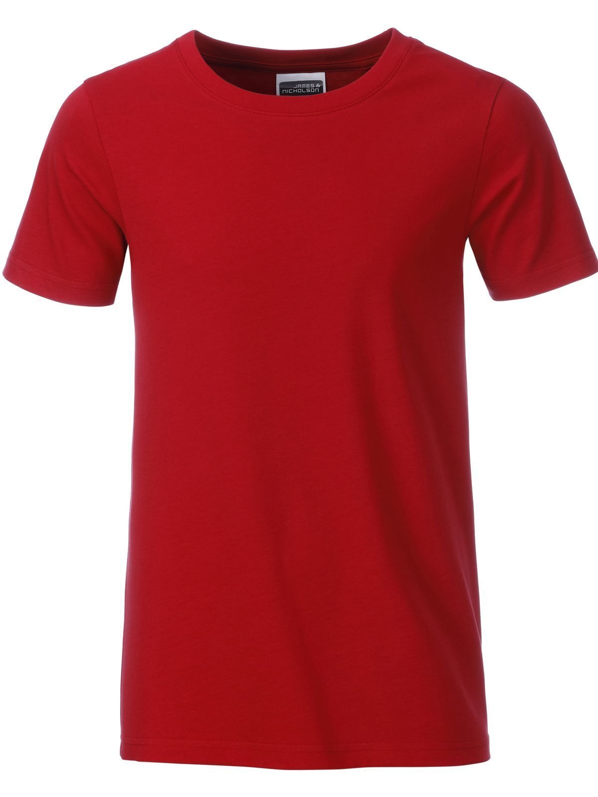 Boys' Basic-T T-Shirt – Daiber – Farbe Rot – individuell veredelbar