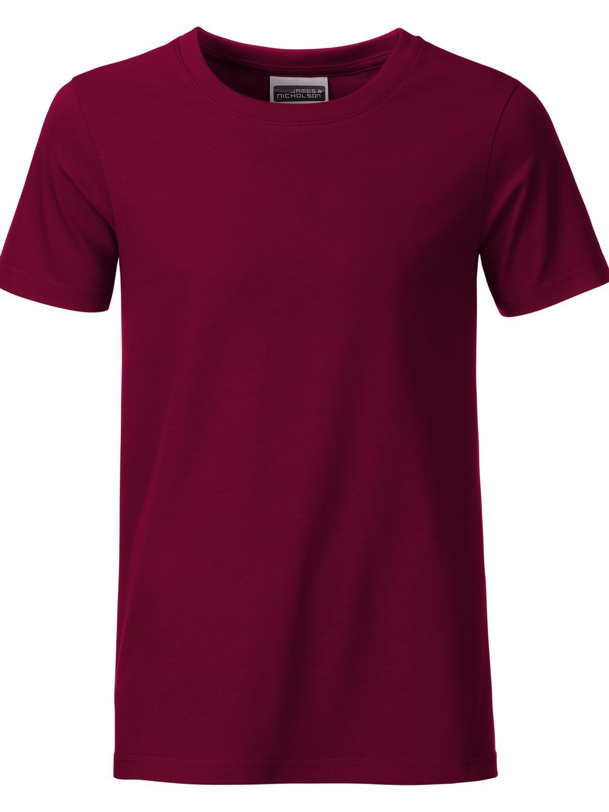 Boys' Basic-T T-Shirt – Daiber – Farbe Bordeaux – individuell veredelbar