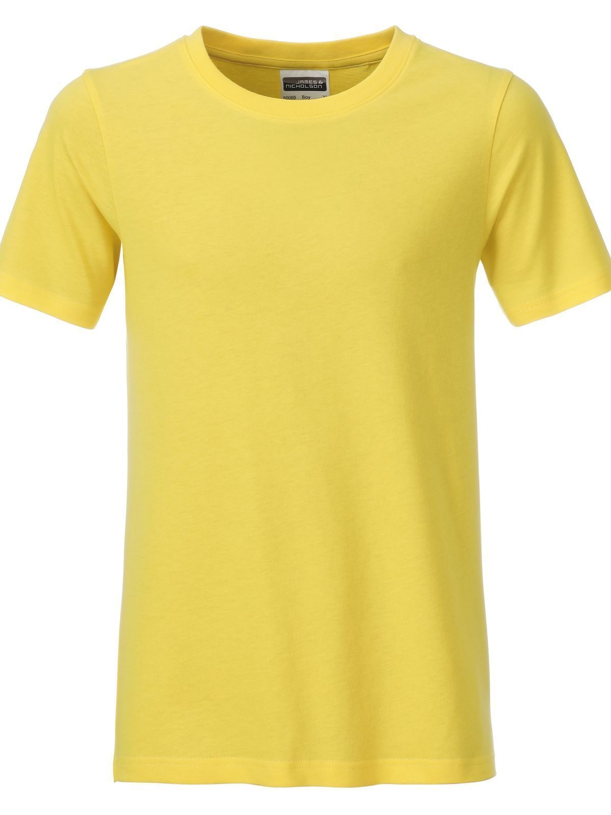 Boys' Basic-T T-Shirt – Daiber – Farbe Gelb – individuell veredelbar