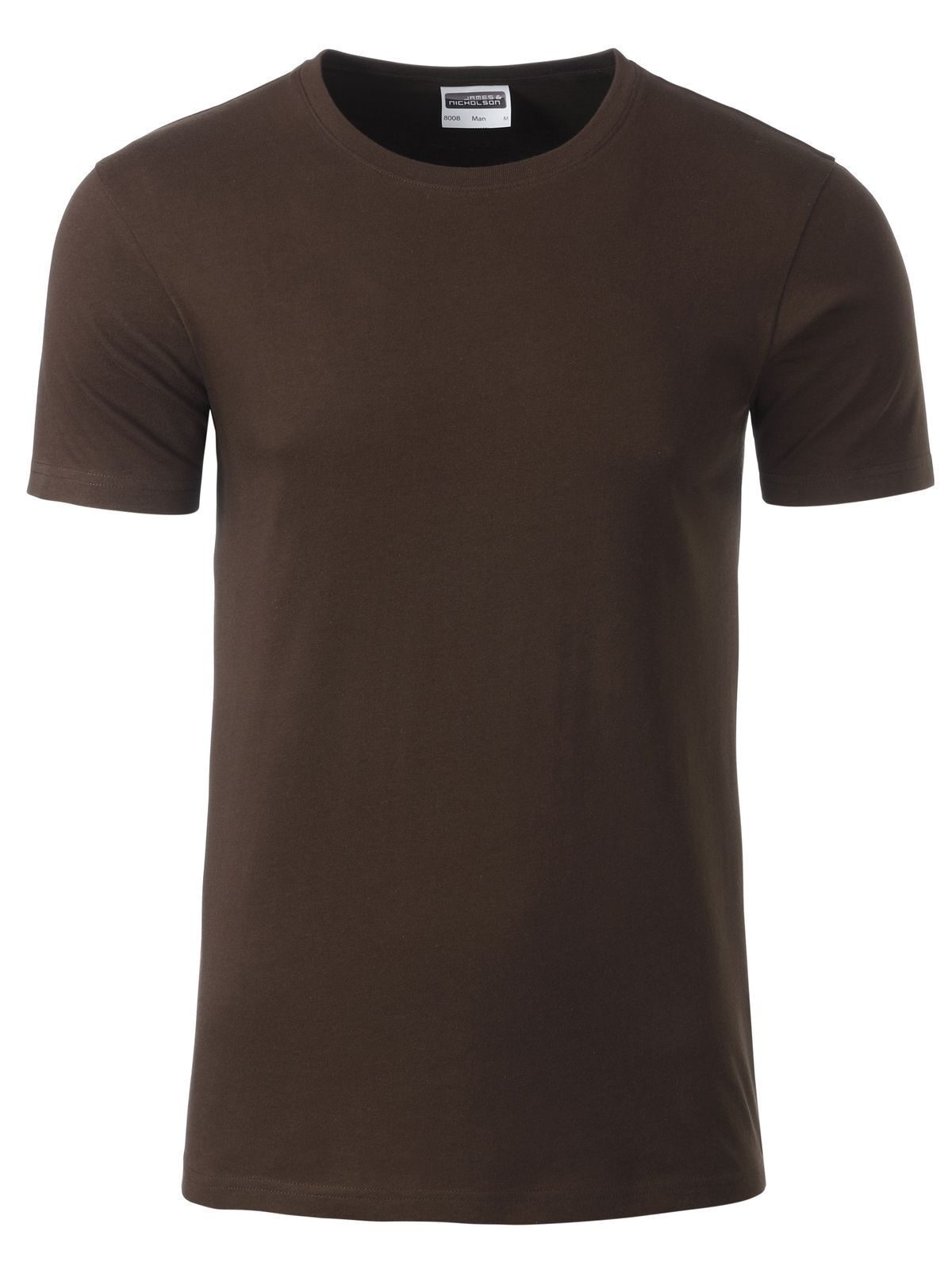 Basic-T Herren T-Shirt – Daiber – Farbe Braun – individuell veredelbar