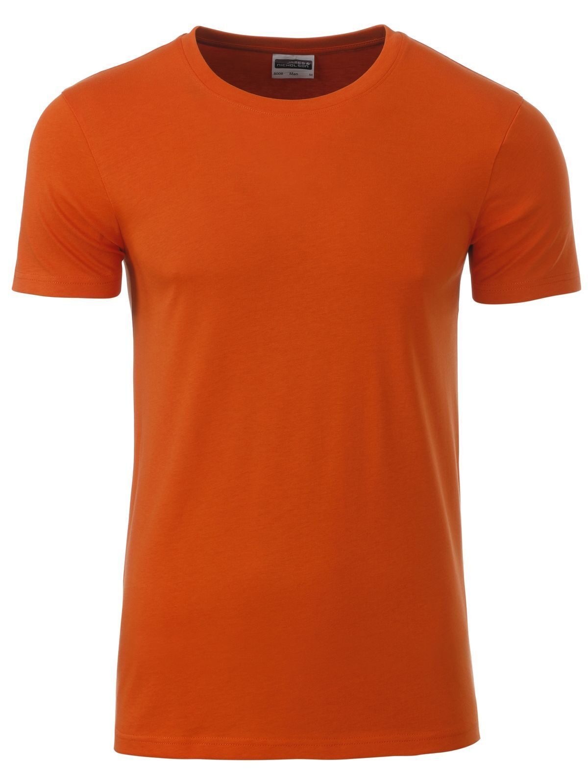 Basic-T Herren T-Shirt – Daiber – Farbe dark-orange – individuell veredelbar