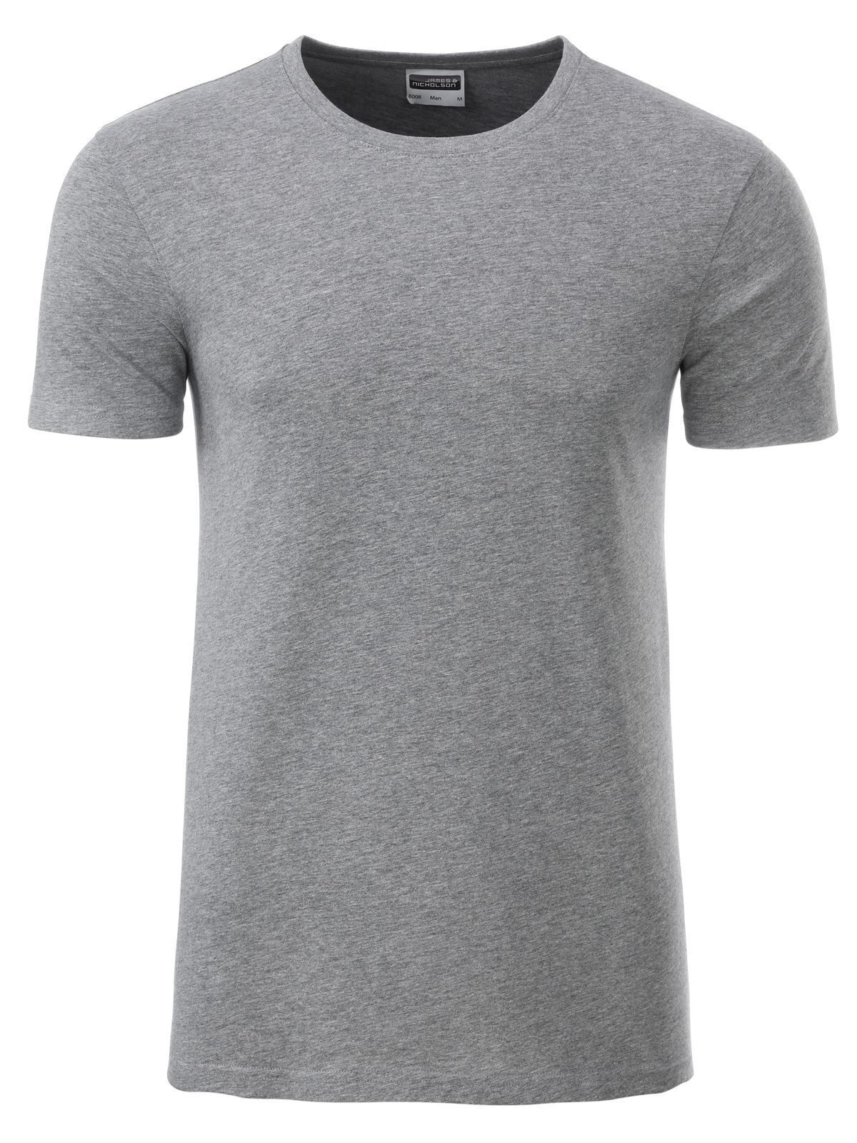 Basic-T Herren T-Shirt – Daiber – Farbe grey-heather – individuell veredelbar