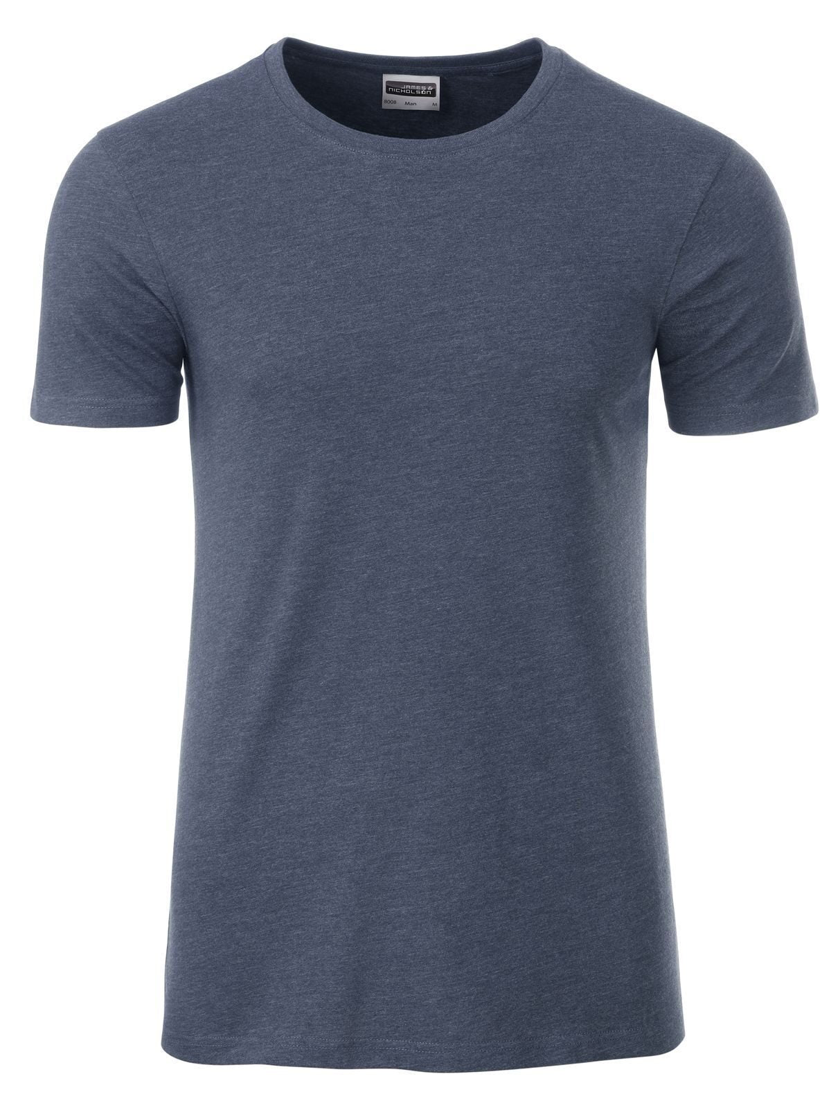 Basic-T Herren T-Shirt – Daiber – Farbe light-denim-melange – individuell veredelbar