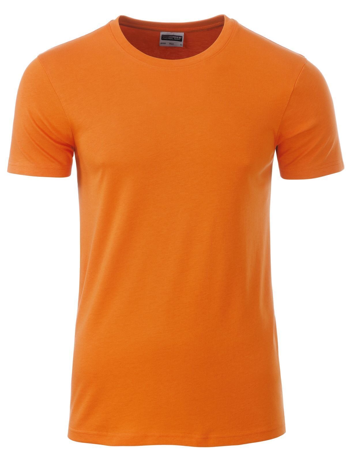 Basic-T Herren T-Shirt – Daiber – Farbe Orange – individuell veredelbar