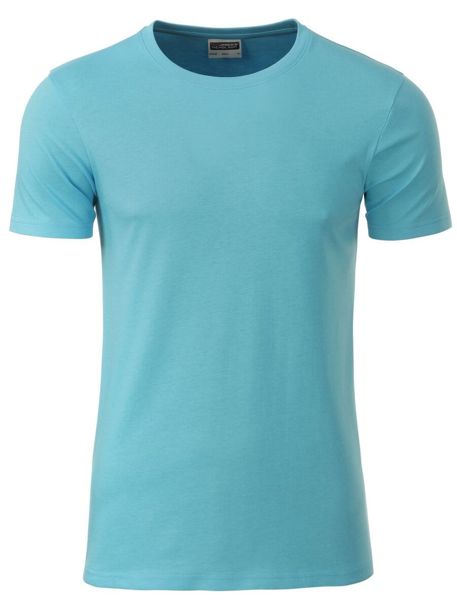 Basic-T Herren T-Shirt – Daiber – Farbe pacific – individuell veredelbar