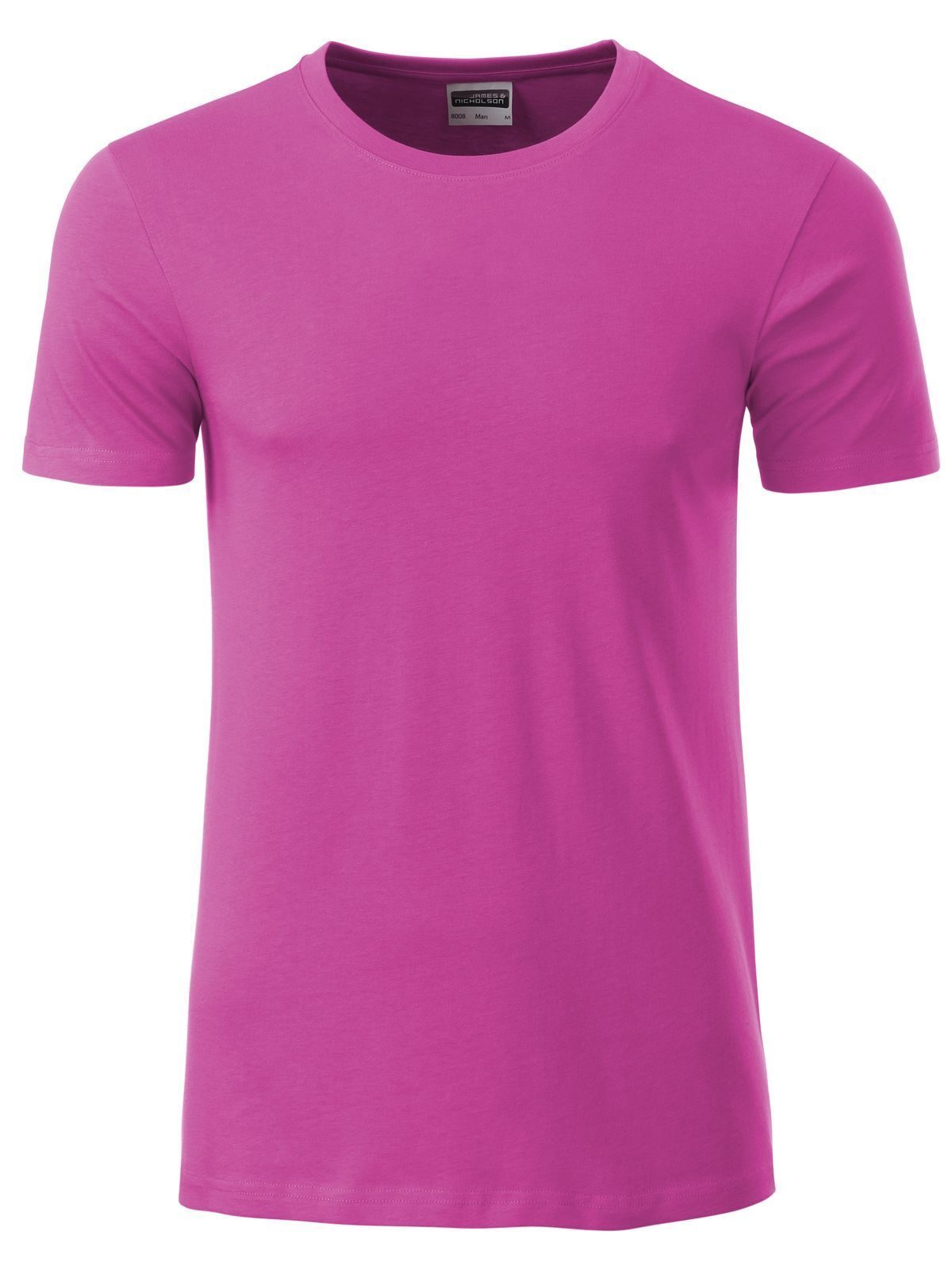 Basic-T Herren T-Shirt – Daiber – Farbe Pink – individuell veredelbar
