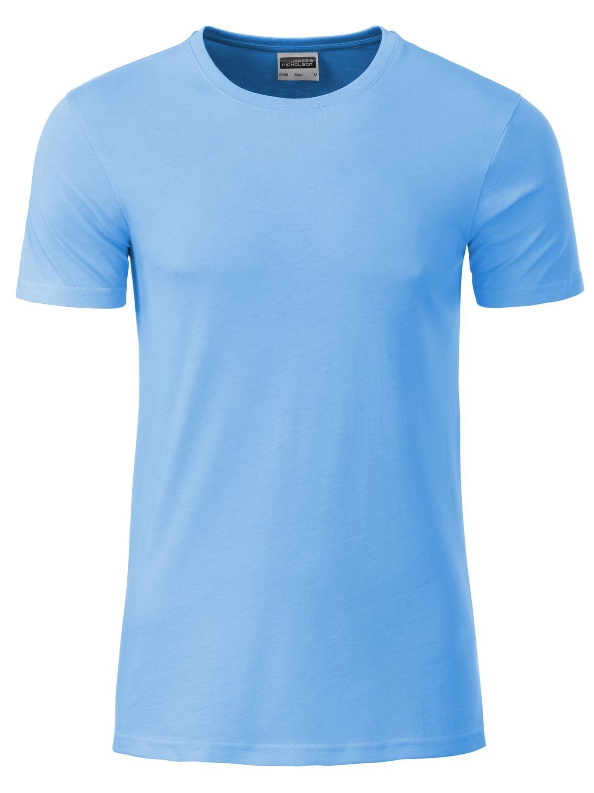 Basic-T Herren T-Shirt – Daiber – Farbe sky-blue – individuell veredelbar